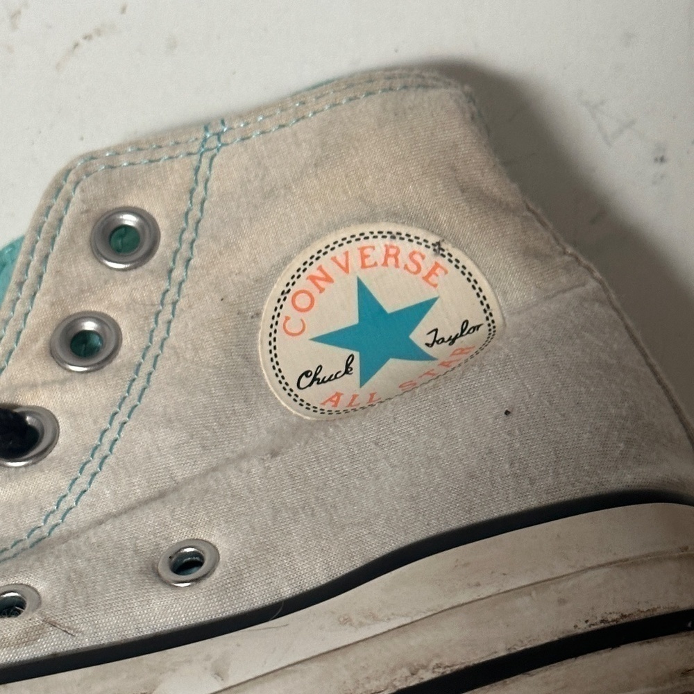 Converse Chuck Taylors Multicolor Athletic Running Runner Track Wide Shoes - Picture 6 of 7
